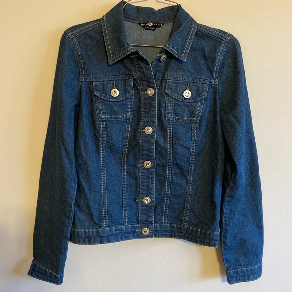 Blue Identity Lightweight Denim Jacket Size Small